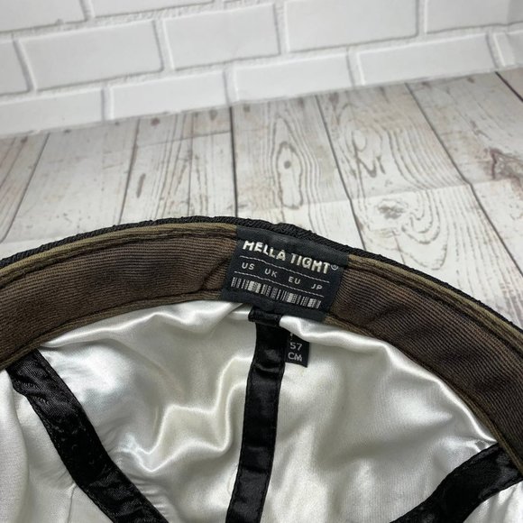 Kanye West‎ Yeezy Glow in the 7 1/8 Dark Hella Tight Hat Fitted Cap Black Men - Picture 7 of 9